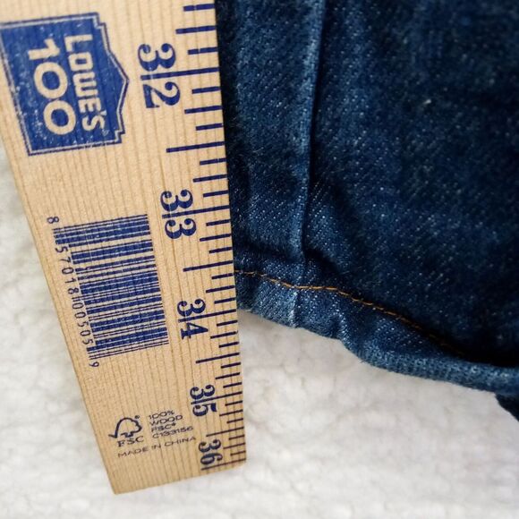 VTG Cowden Jeans Womens 30M (29x34) Highrise USA Cotton‎ Dark Denim Boot - Picture 9 of 11